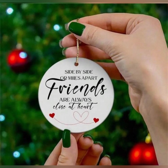 Friends Forever Acrylic Christmas Ornament - Picture 3 of 5